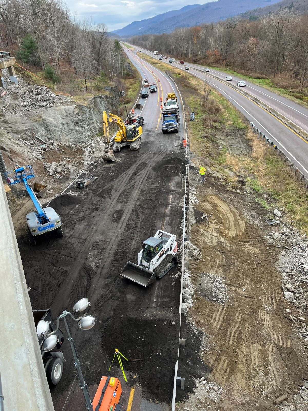 Demolition of old U.S. 2 Richmond bridge