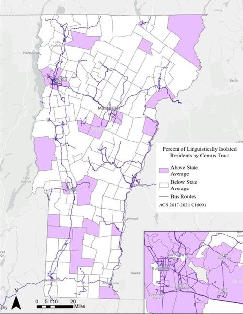 Percent of Linguistically Isolated Residents by Census Tract